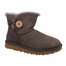 Ugg Mini Bailey Button Ii W 1016422-MOLE chaussures brun