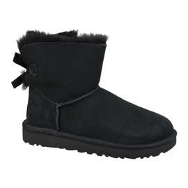 Ugg Mini Bailey Bow Ii W 1016501-BLK Chaussures le noir