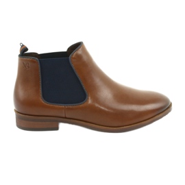 Bottes Jodhpur marron Caprice 25327 brun bleu marine
