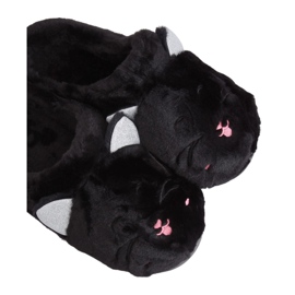 Chaussons noirs pour femmes MA16 Noir