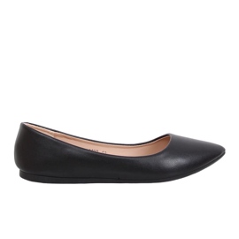 Ballerines plaquettes de nez noir amande CD52P Noir
