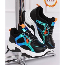 Chaussures de sport noires CB-19055 Black II Type le noir