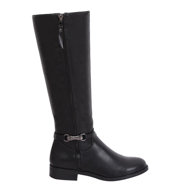 Bottes cavalières femme noires SP37 Noir le noir