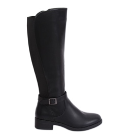 Bottes noires pour femmes G-7602 Noir le noir Bottes noires pour femmes G-7602 Noir le noir