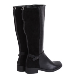 Bottes noires pour femmes noir G-7603 Noir