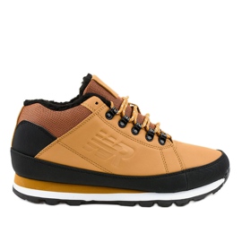 Bottes de neige isolées jaunes 9WH917 noir multicolore