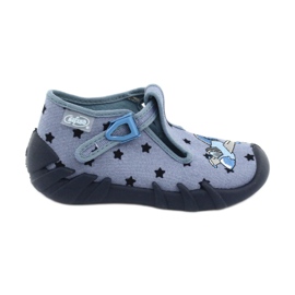 Chaussures enfants colorées Befado 110P345 bleu marine bleu