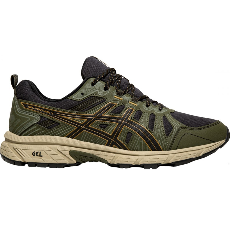 Asics Gel-Venture 7 M 1011A560-002 chaussures de course multicolore vert