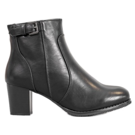 J. Star Bottines classiques à talons hauts le noir