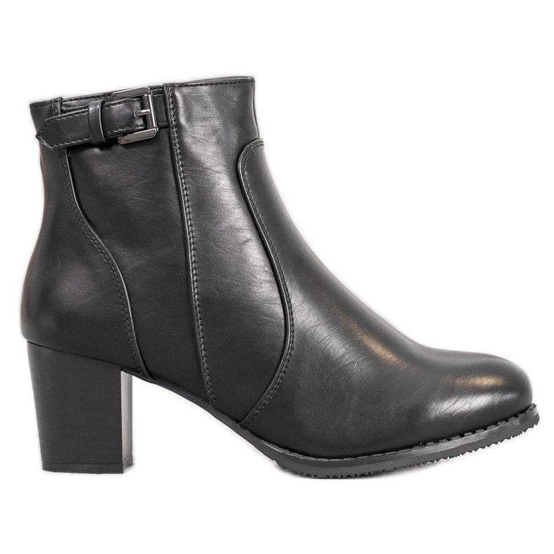 J. Star Bottines classiques à talons hauts le noir