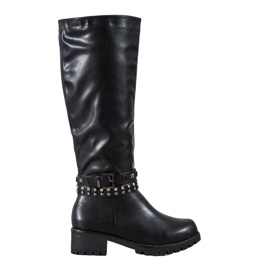 Nio Nio Bottes de plate-forme noir