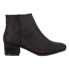 Mannika Bottes en daim classiques noir