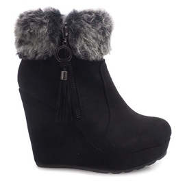Bottines Compensées 58-385 Noir le noir