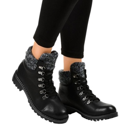 Chaussures de randonnée noires sans isolation Z186 le noir
