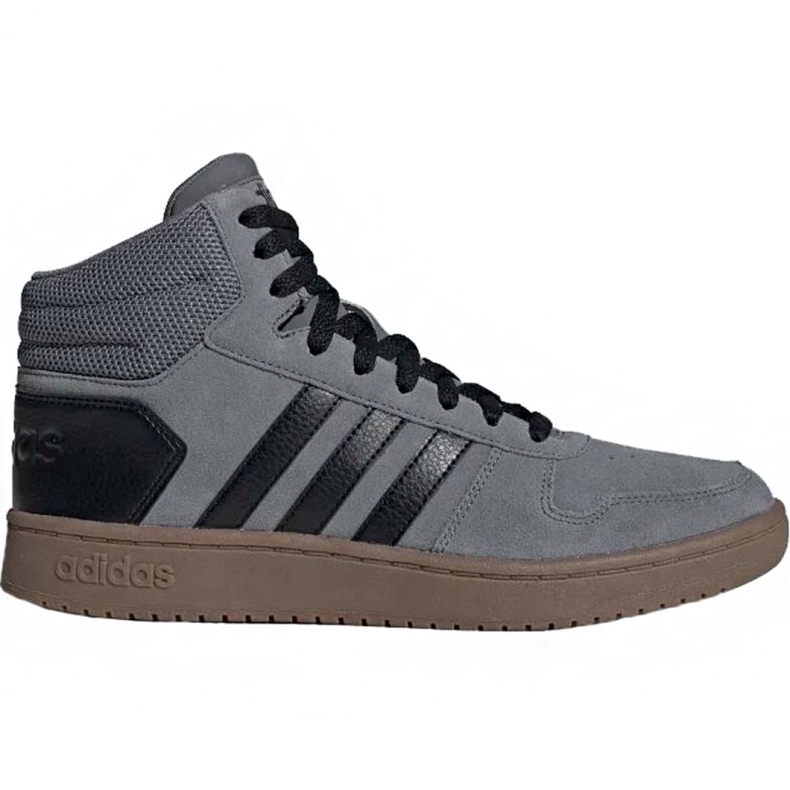 Chaussures Adidas Hoops 2.0 Mid M EE7367 gris