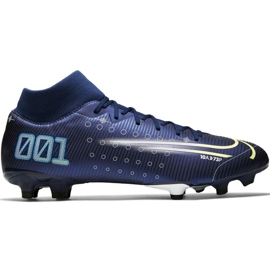 Chaussure de football Nike Mercurial Superfly 7 Academy Mds FG / MG M BQ5427 401 bleu bleu
