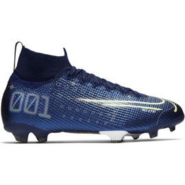Chaussure de football Nike Mercurial Superfly 7 Elite Mds Fg Jr BQ5420 401 bleu bleu