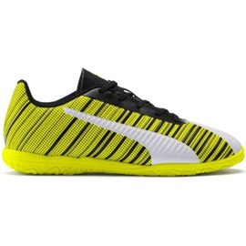 Chaussures de foot Puma One 5.4 It Jr. 105664 04 multicolore jaunes Chaussures de foot Puma One 5.4 It Jr. 105664 04 multicolore jaunes