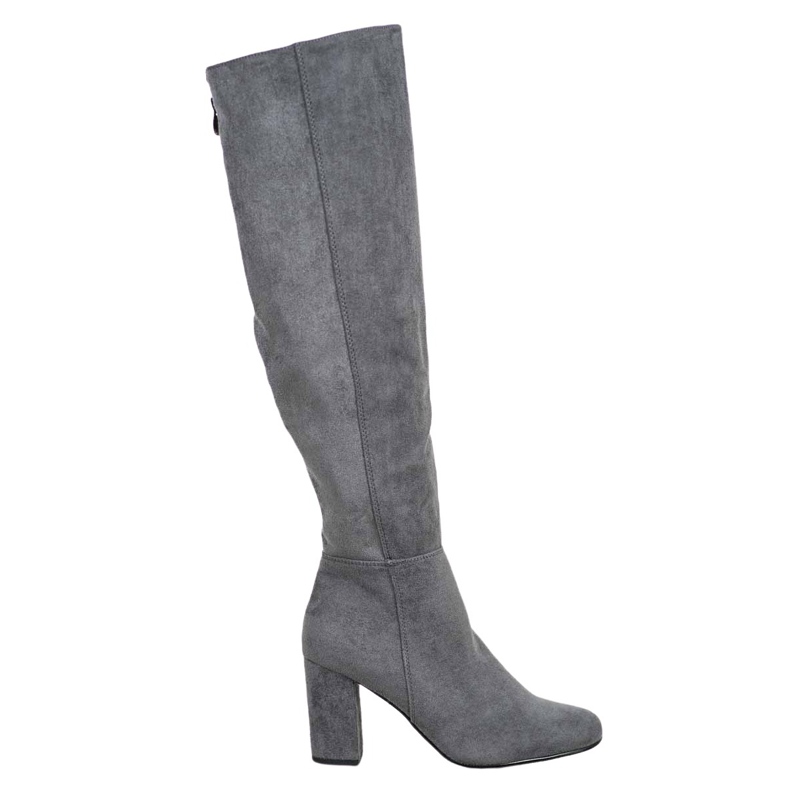 Goodin Bottes en daim grises