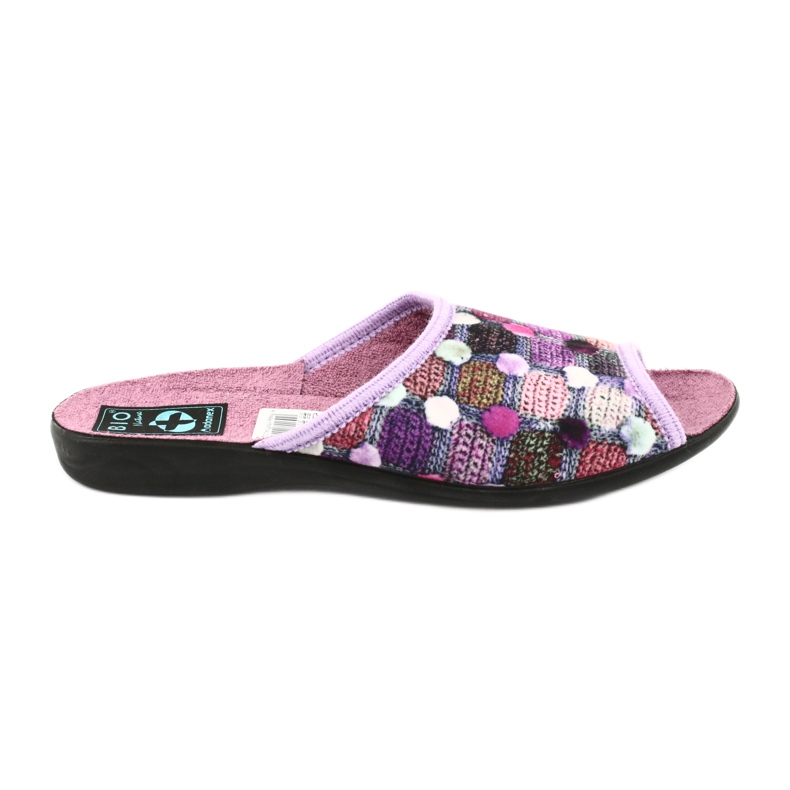 Chaussons violets Adanex 3D rose
