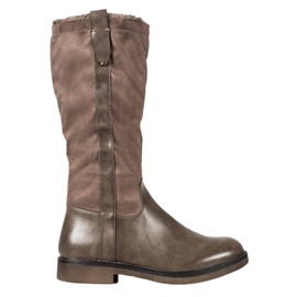 Super Mode Bottes classiques brun