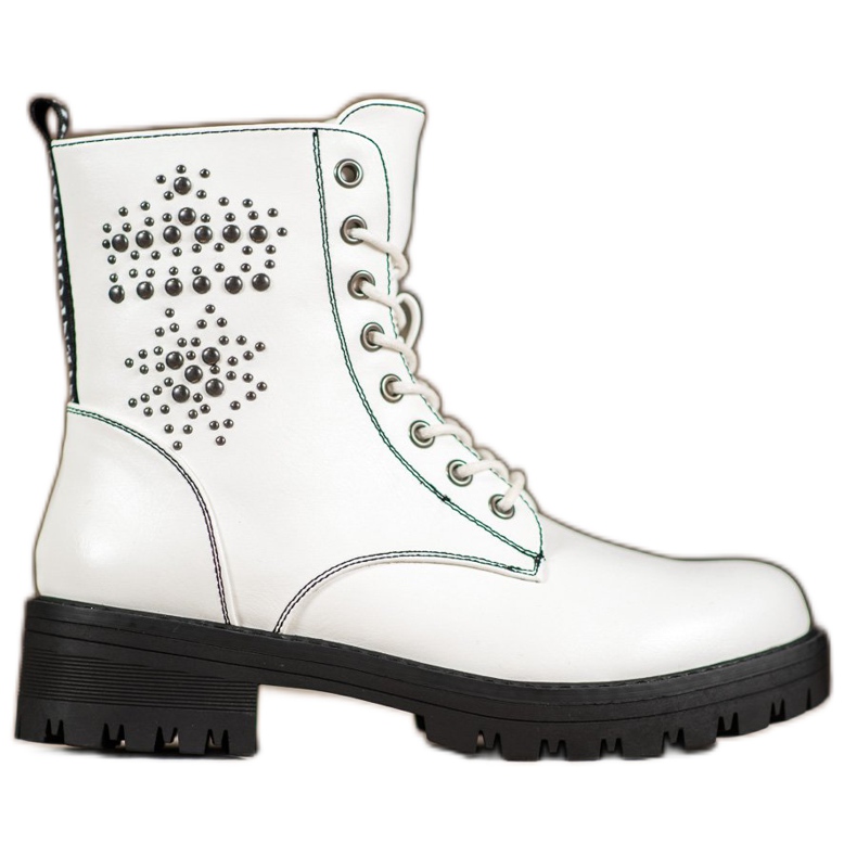 Goodin Bottines Glany Blanches