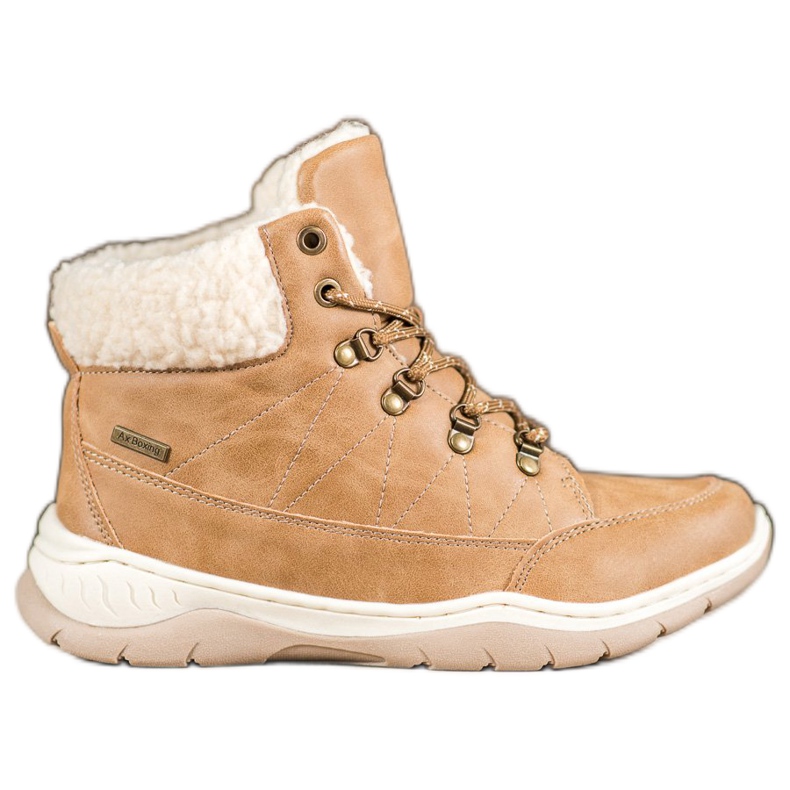 Arrigo Bello Bottes d'hiver chaudes beige