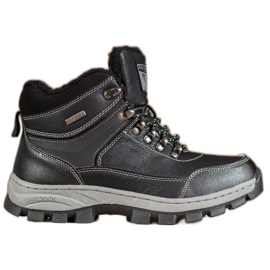 Arrigo Bello Bottes d'hiver à lacets noir