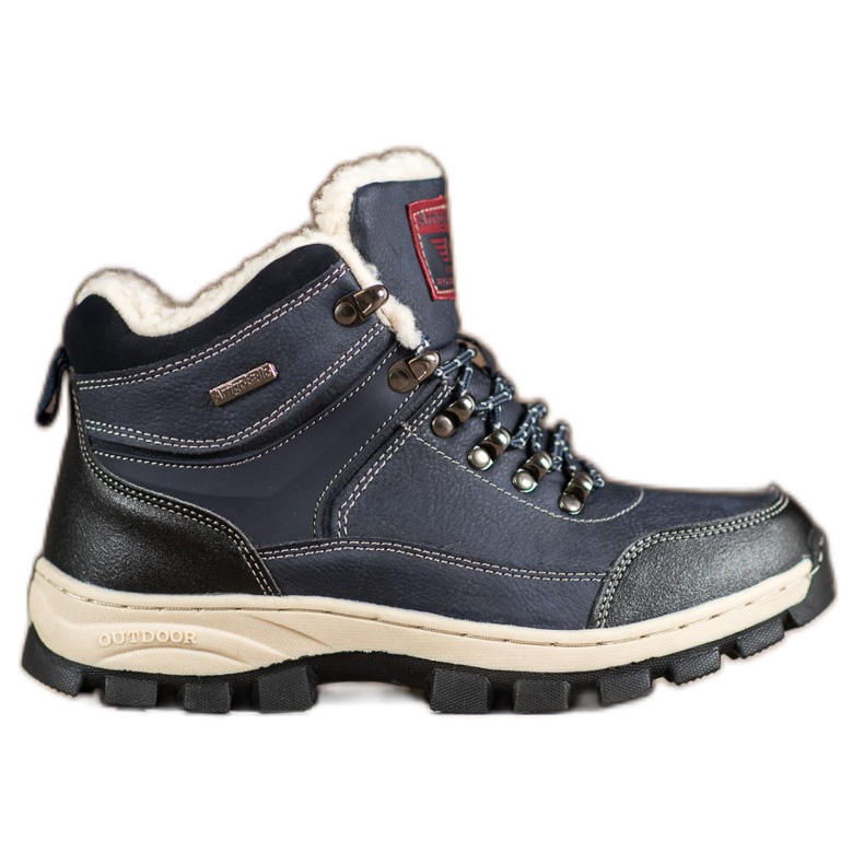 Arrigo Bello Bottes d'hiver à lacets bleu Arrigo Bello Bottes d'hiver à lacets bleu