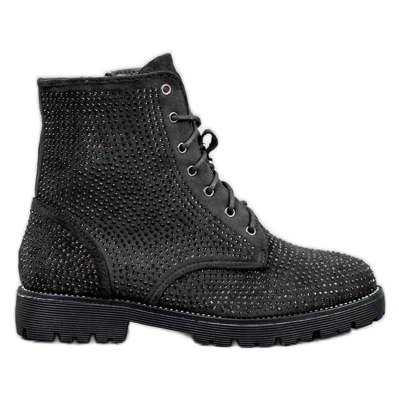 Sweet Shoes Bottines en daim noir le noir