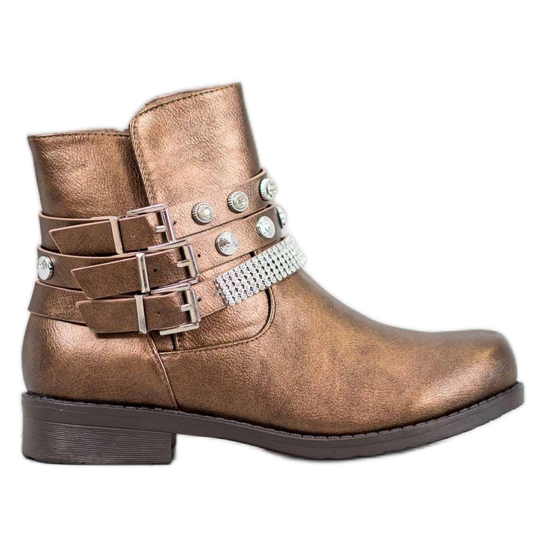 Forever Folie Bottes marron brun Forever Folie Bottes marron brun