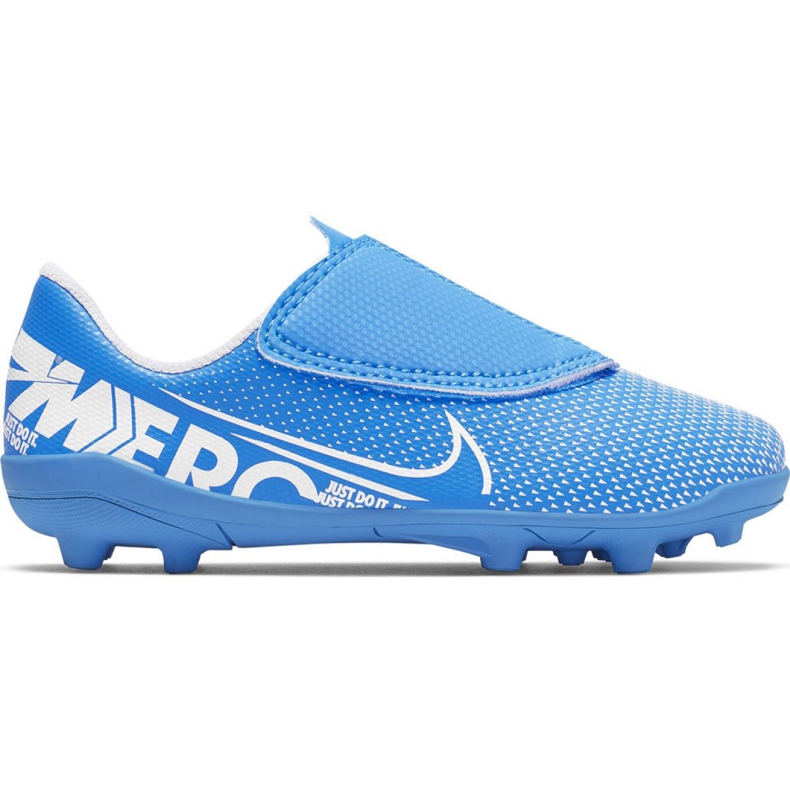 Nike Mercurial Vapor 13 Club Mg PS (V) Jr AT8162 414 chaussures de football bleu bleu Nike Mercurial Vapor 13 Club Mg PS (V) Jr AT8162 414 chaussures de football bleu bleu