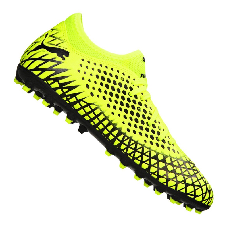 Chaussures de foot Puma Future 4.4 Mg Jr 105697-03 jaune jaune