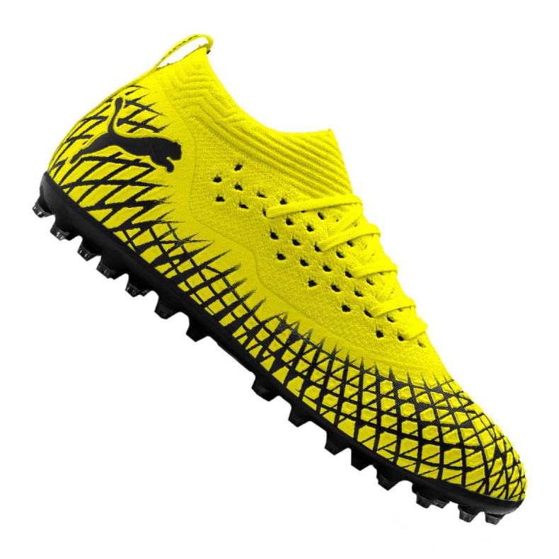 Chaussures de foot Puma Future 4.2 Netfit Mg M 105681-02 jaune jaune