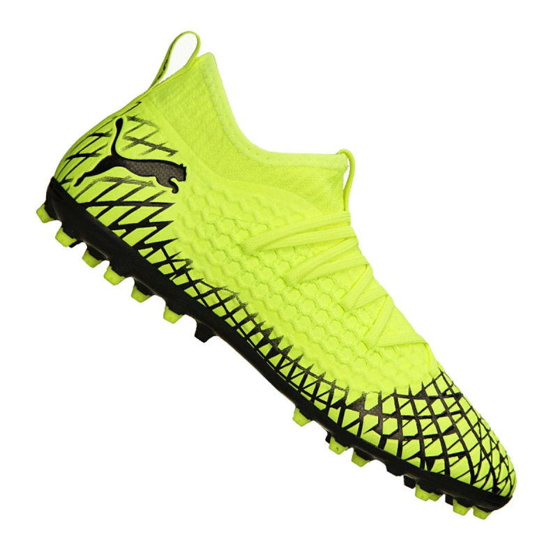 Chaussures de football Puma Future 4.3 Netfit Mg M 105684-03 jaune jaune