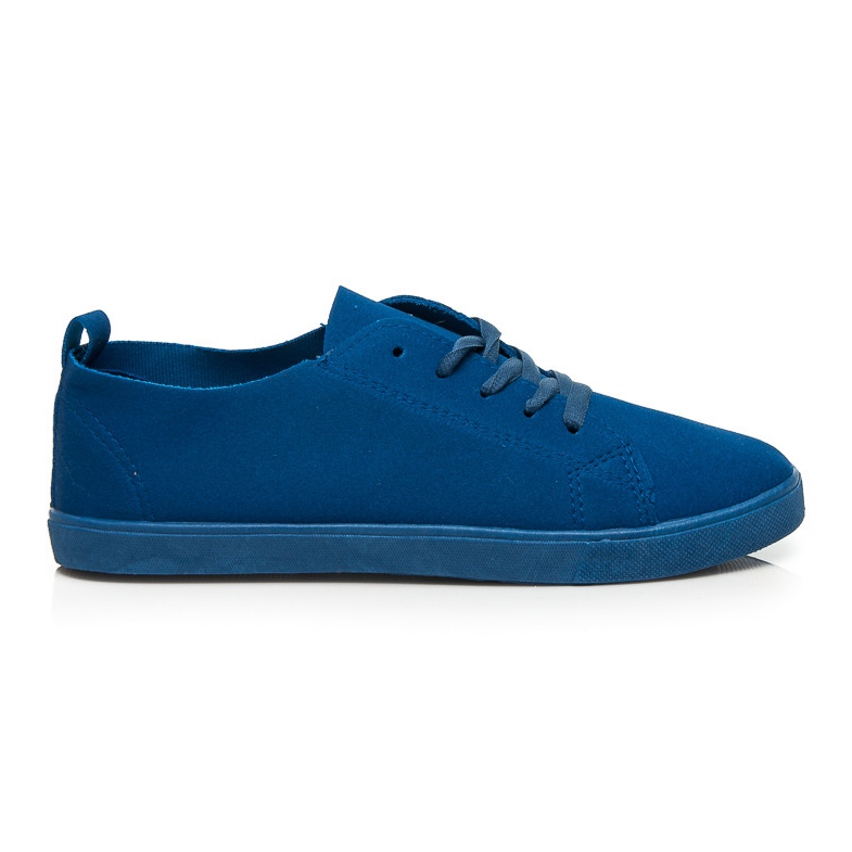 SDS Baskets à lacets bleu