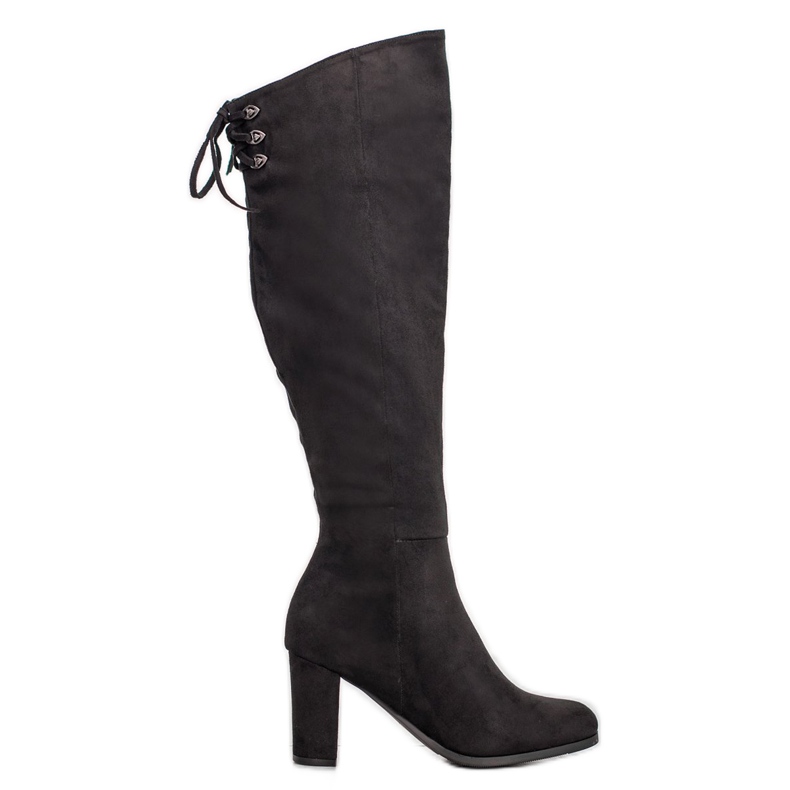 Bottines en daim VINCEZA le noir