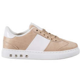 Emaks Baskets Avec Strass brun