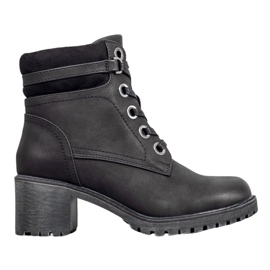 Goodin Bottes chaudes à talons hauts le noir