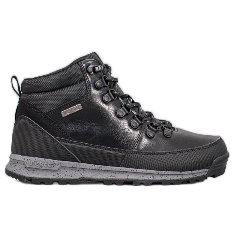 McKey Bottines à lacets en peau de mouton le noir