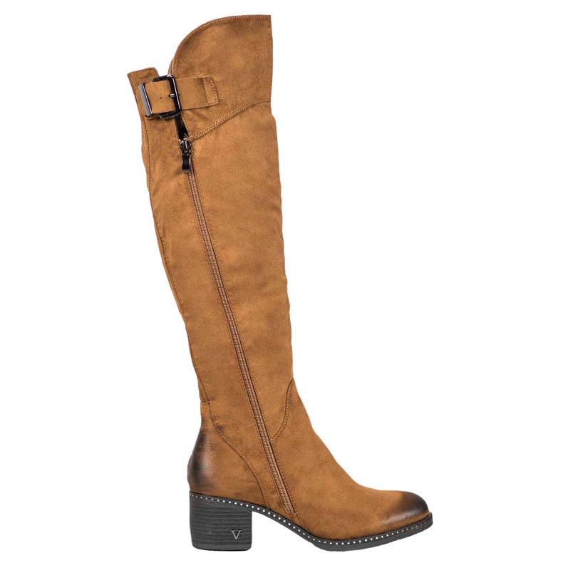 Bottines VINCEZA camel brun