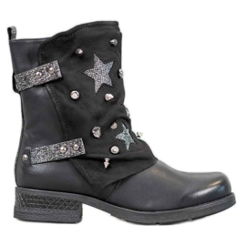 Super Mode Ouvriers décorés noir