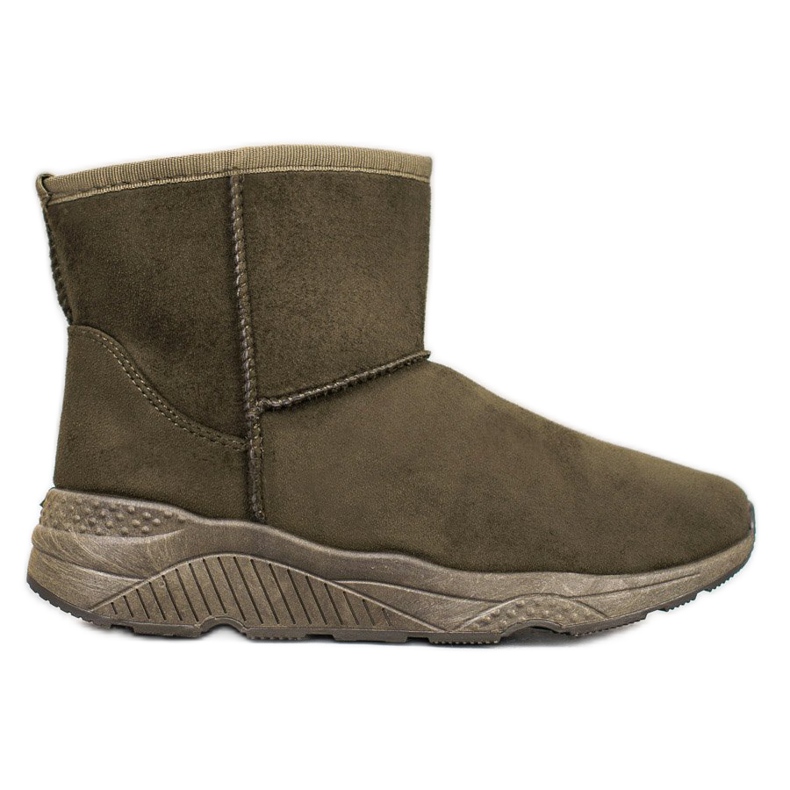 SHELOVET Bottes de neige sur la plate-forme vert