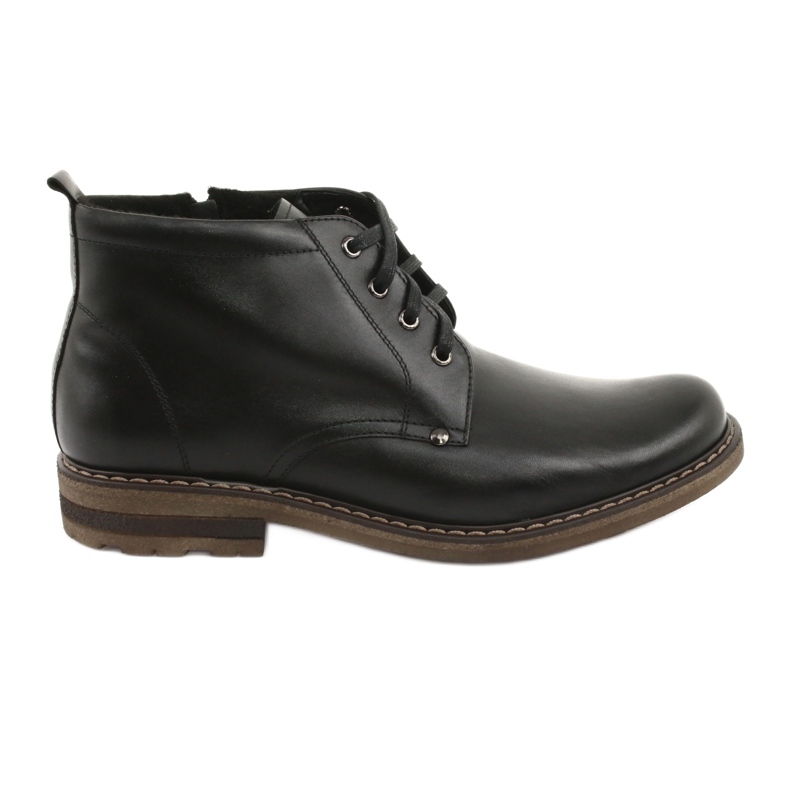 Bottes Moskała BR-1 noires pour hommes le noir Bottes Moskała BR-1 noires pour hommes le noir