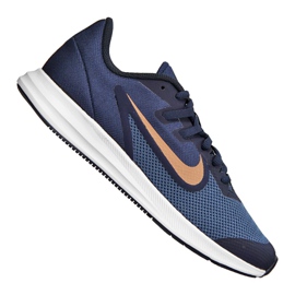 Chaussures Nike Downshifter 9 (GS) Jr AR4135-403 bleu marine