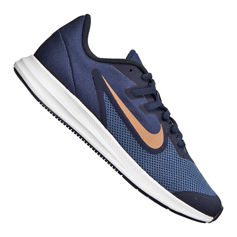 Chaussures Nike Downshifter 9 (GS) Jr AR4135-403 bleu marin Chaussures Nike Downshifter 9 (GS) Jr AR4135-403 bleu marin