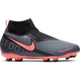 Chaussures de football Nike Phantom Vsn Academy Df FG / MG Jr AO3287 080 multicolore noir