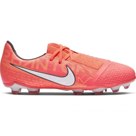 Nike Phantom Venom Elite Fg Jr AO0401 810 chaussures de football multicolore oranges et rouges Nike Phantom Venom Elite Fg Jr AO0401 810 chaussures de football multicolore oranges et rouges