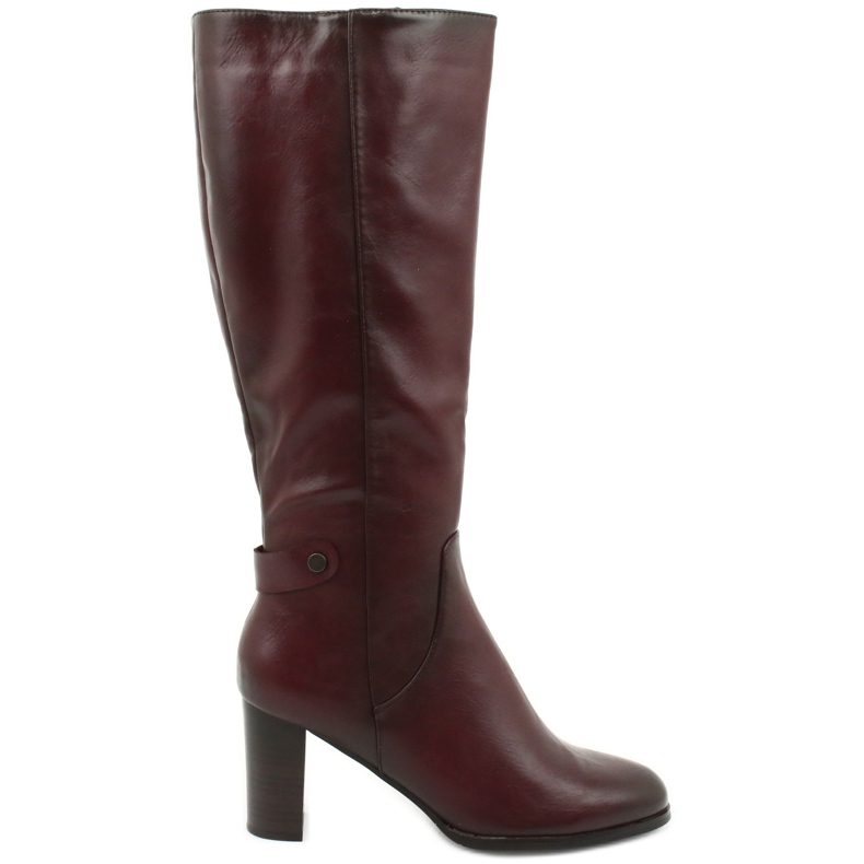 Bottes Avec Éco Cuir VINCEZA rouge