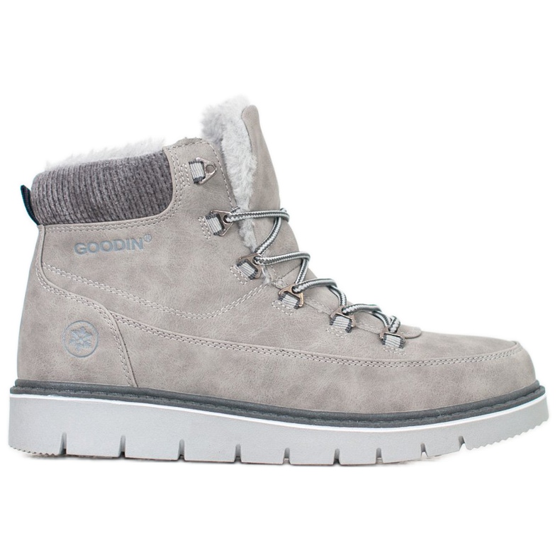 Goodin Trappeurs sur la plate-forme gris